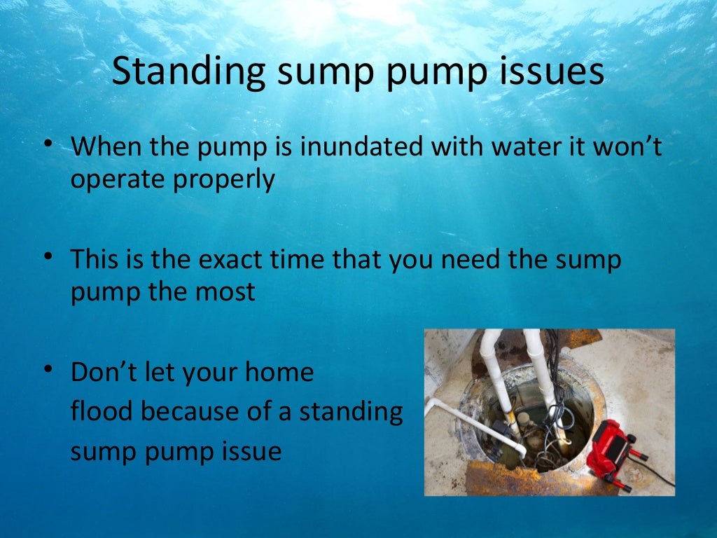 How does a submersible sump pump work