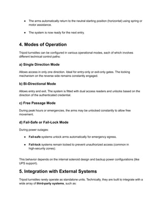 Readels Operration How Does a Tripod Turnstile Work Technically.pdf