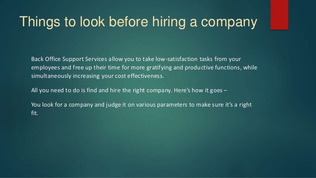 how does back office support service work it works back office