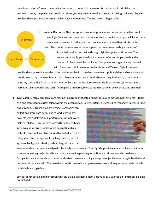 How does big data impact you