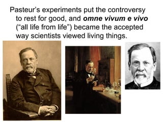 Pasteur’s experiments put the controversy to rest for good, and  omne vivum e vivo  (“all life from life”) became the accepted way scientists viewed living things. 