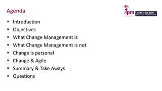 How does change management enhance project success? webinar