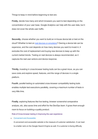 How does Cross Browser testing improve the User Experience.pdf