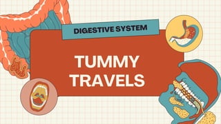 TUMMY
TRAVELS
DIGESTIVE SYSTEM
 
