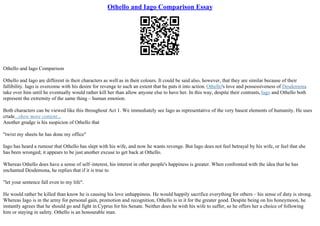 How Does Iago Use Racism In Othello | PDF