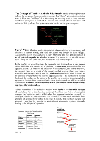 Karl Marx's Dialectical Materialism and Its Role in Shaping Bangladeshi ...