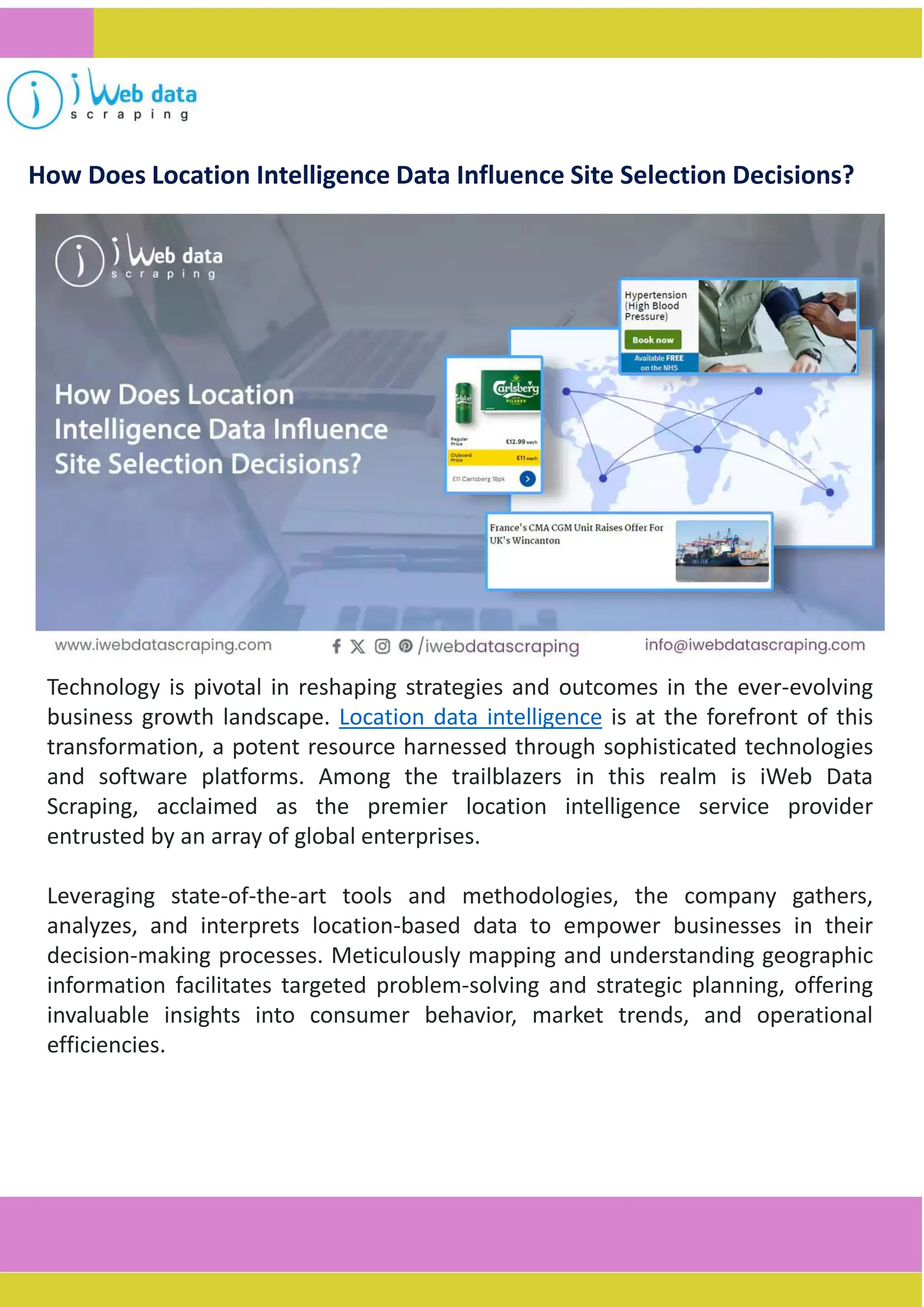 How Does Location Intelligence Data Influence Site Selection ...