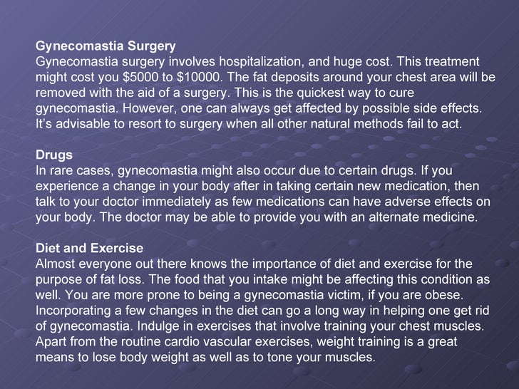 gynecomastia