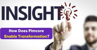 How Does Pimcore
Enable Transformation?
 