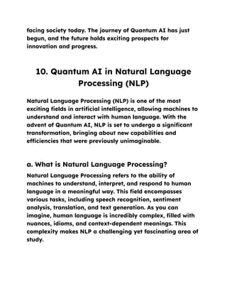 Quanium Compiter Nlp How Does Quantum AI Work and What Are Its Practical Applications in ...