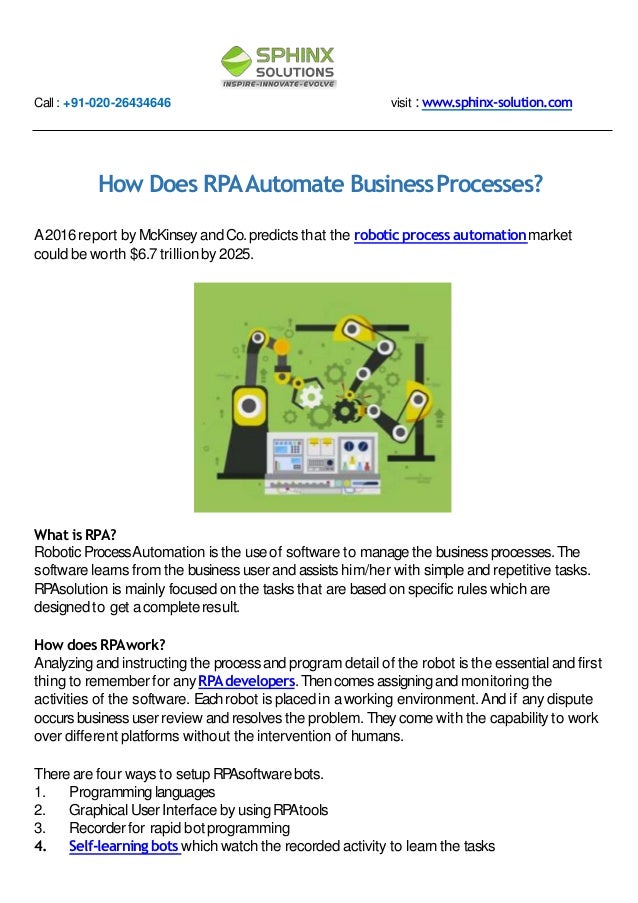 mckinsey robotic process automation