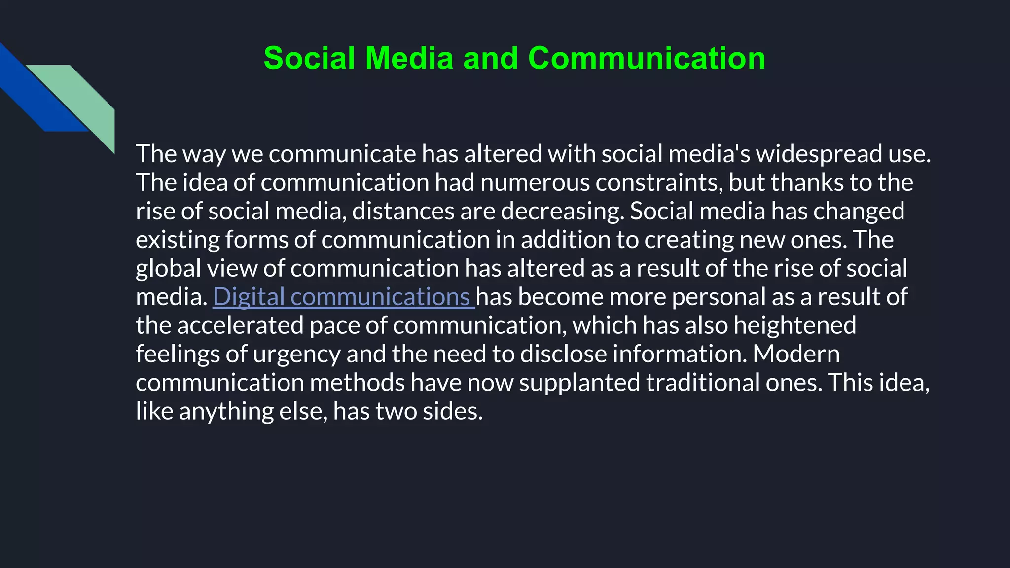 How does social media affect communication.pdf