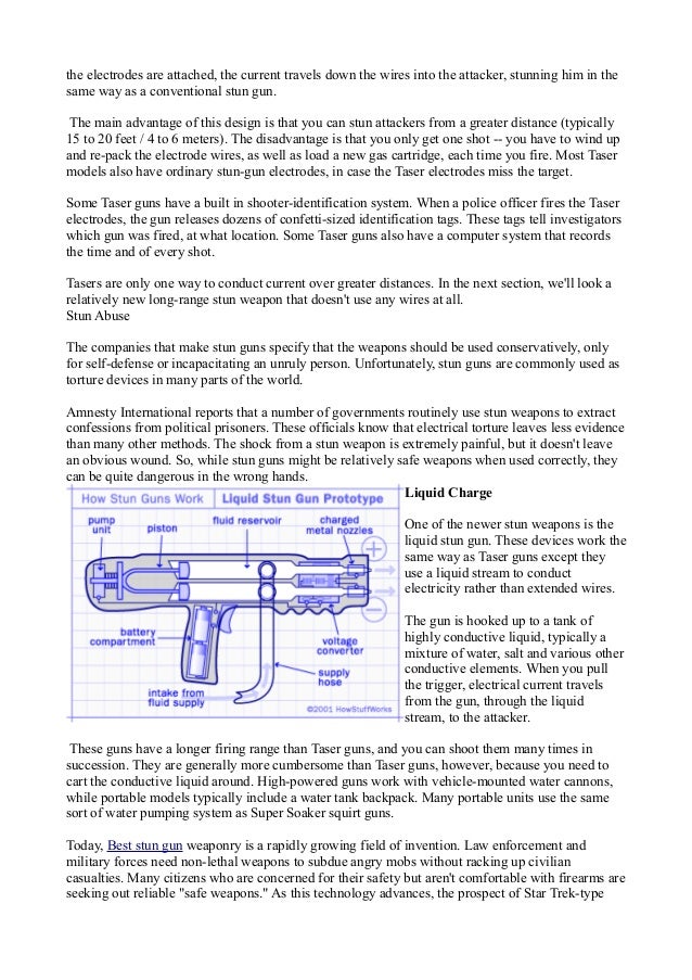 How does Taser Stun Gun Work