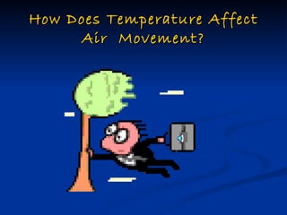 How Does Temperature Affect Air  Movement? 