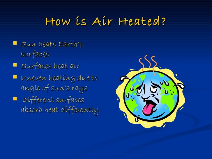 How does temperature affect air movement