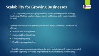 How Does the Best Attendance Management Software US Improve Workplace ...