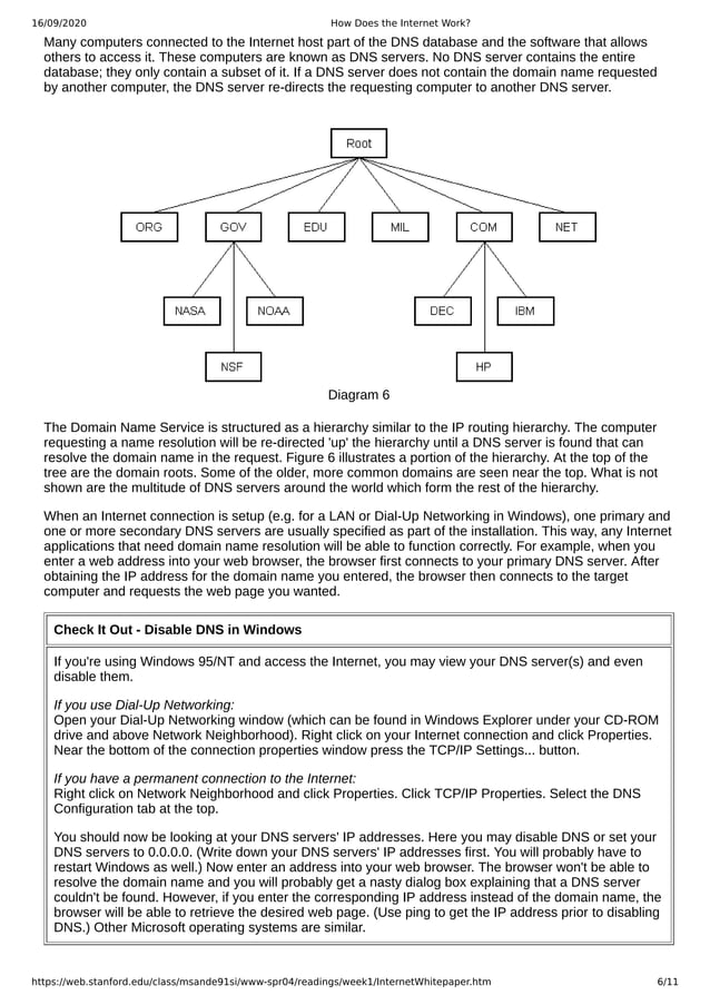 How Does the Internet Work? : Notes | PDF