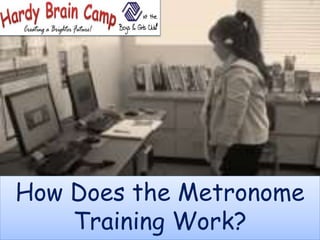 How Does the Metronome
Training Work?
 