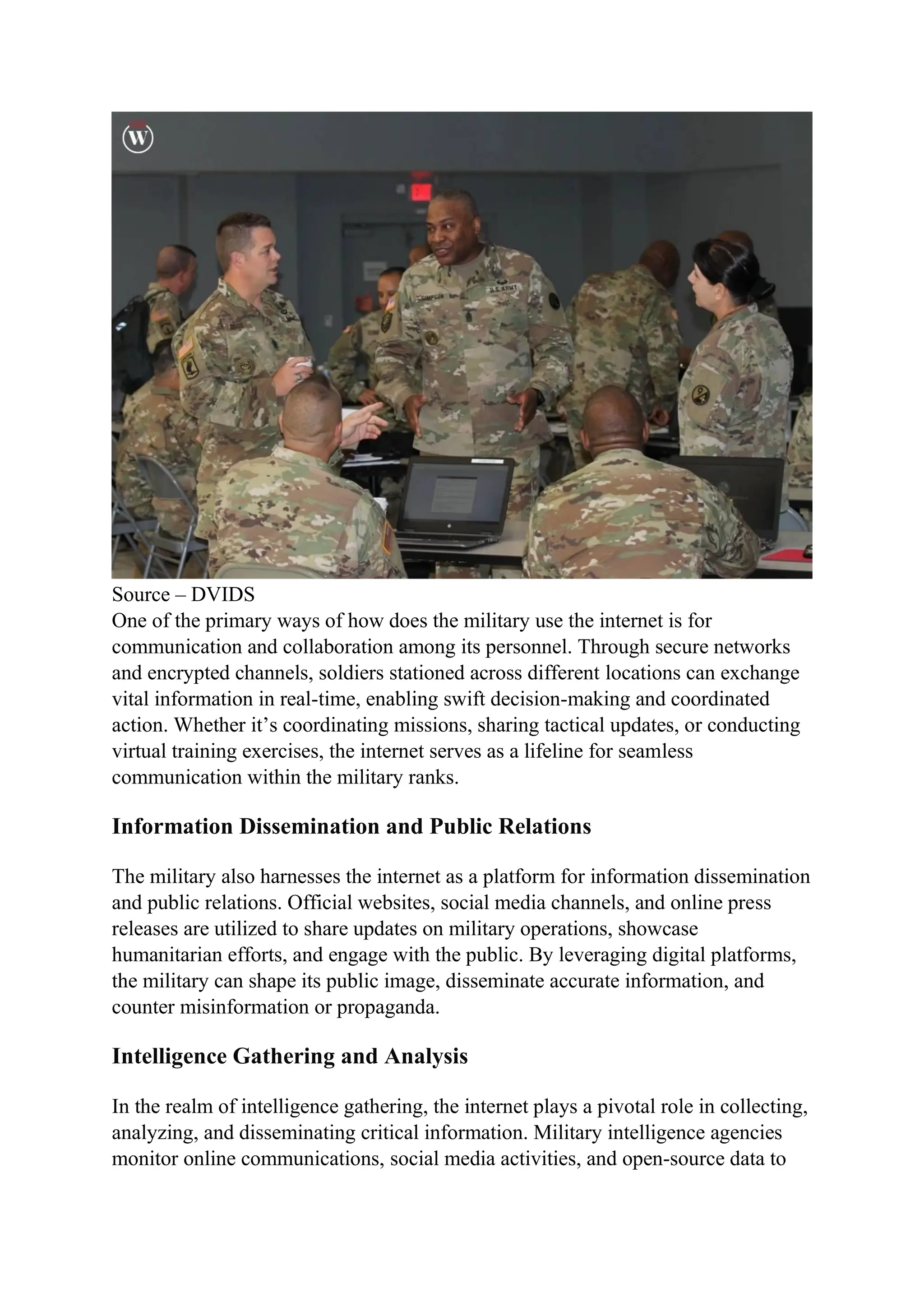 How does the military use the internet? Communication, Security & More ...