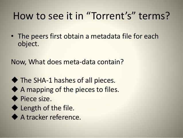 How Does Torrent Work How Does Torrent Work