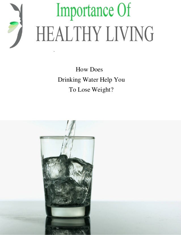 how does water make you lose weight