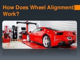 How Does Wheel Alignment
Work?
 