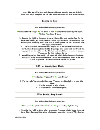 How Does Your Garden Grow Math Unit | PDF