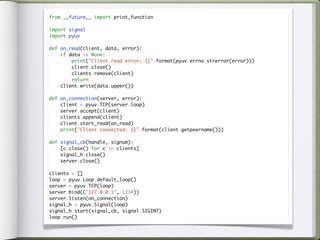 How do event loops work in Python? | PDF