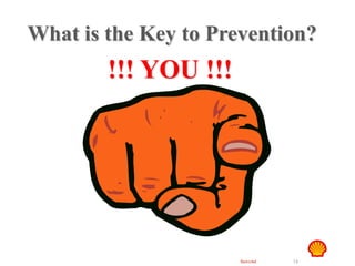 Restricted 13
Hand Safety
What is the Key to Prevention?
!!! YOU !!!
 