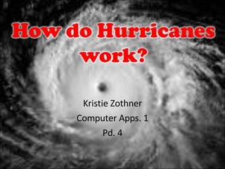 Kristie Zothner Computer Apps. 1 Pd. 4 
