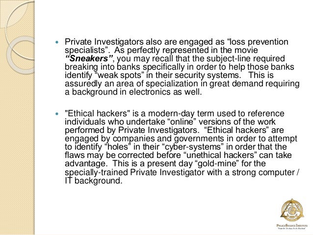 investigator prevention