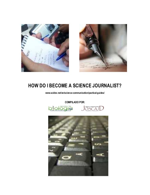 How do i a science journalist