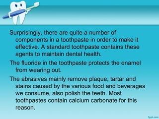How do I choose a toothpaste? | PPT