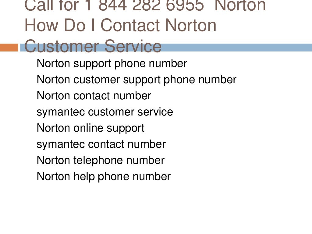 How Do I Contact Norton Customer Service