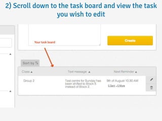 How do i edit a reminder?