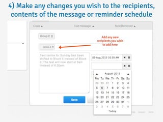 How do i edit a reminder?