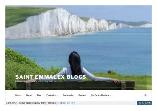 SAINT EMMALEX BLOGS
Improving your lifestyle for daily success
Home About Blog Products Comments Contact Six Figure Mentors
Create PDF in your applications with the Pdfcrowd HTML to PDF API PDFCROWD
 
