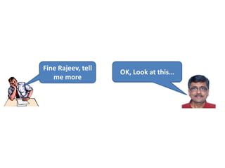 Fine Rajeev, tell
me more
OK, Look at this…
 