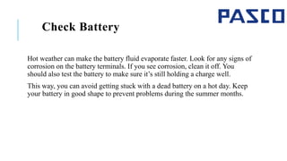 how do i prepare my truck for the heat of summer.pptx