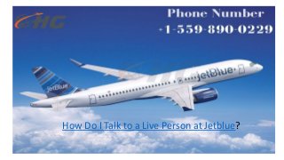 How Do I Talk to a Live Person at Jetblue?
 
