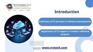 How Do IT Services Improve Software Development? | PPT