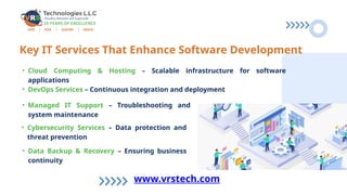 How Do IT Services Improve Software Development? | PPT