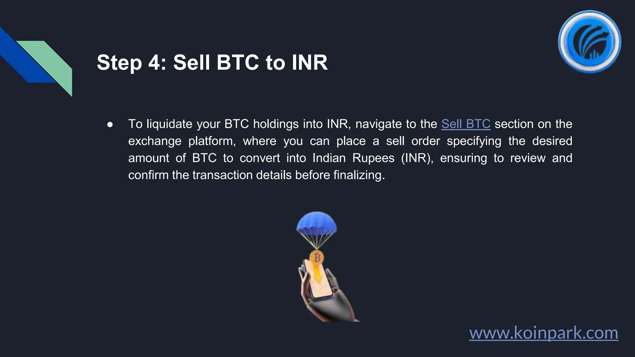 How Do I Withdraw Bitcoin (BTC) to Indian Rupee (INR) in India_tion.pptx