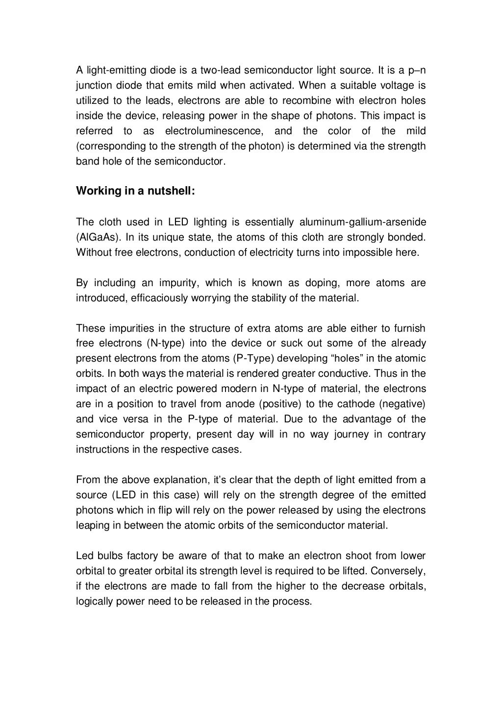 How Do LED Lights Work?