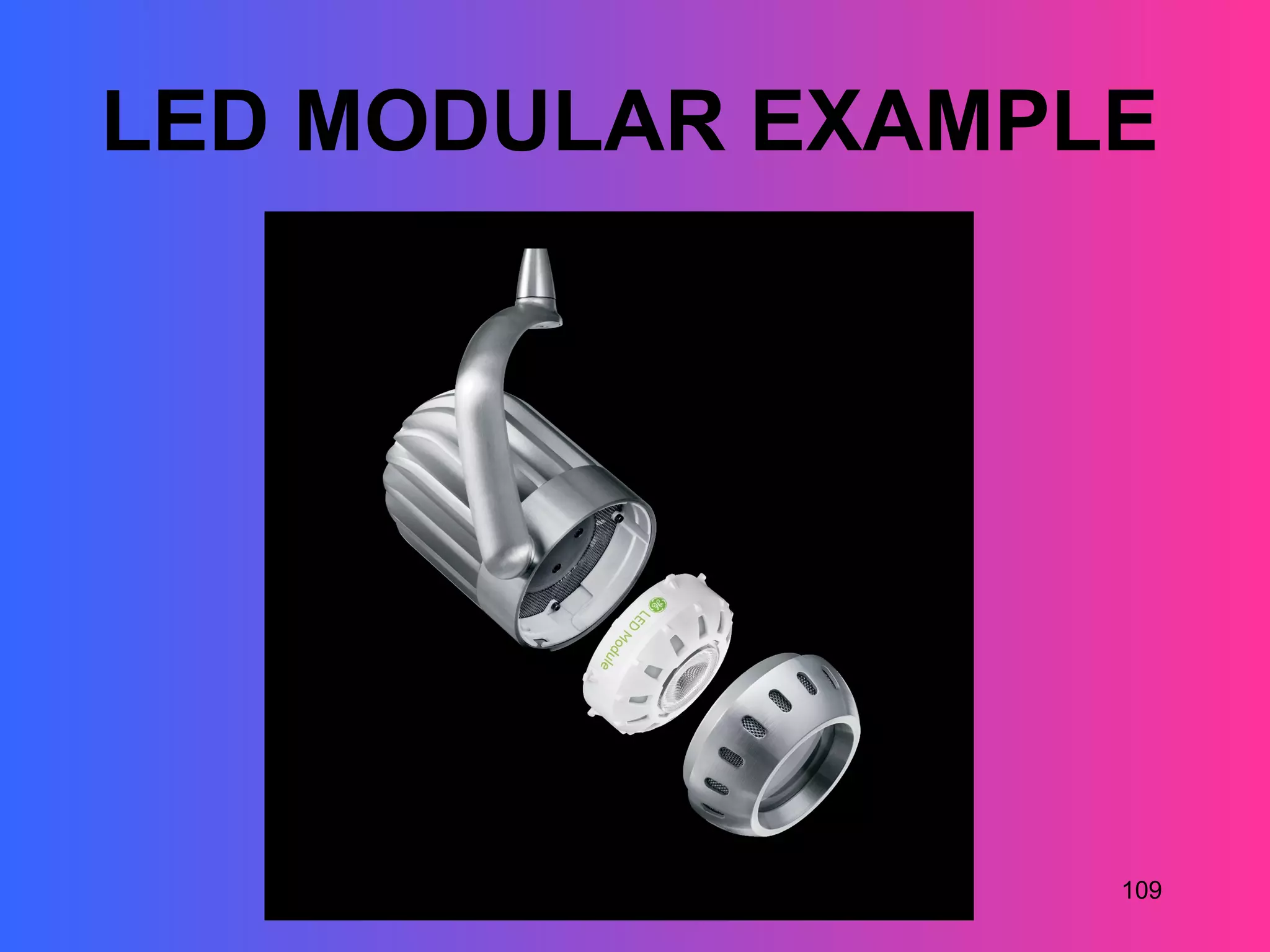 LED MODULAR EXAMPLE




                  109
 
