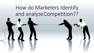 How do Marketers Identify
and analyzeCompetition??
 