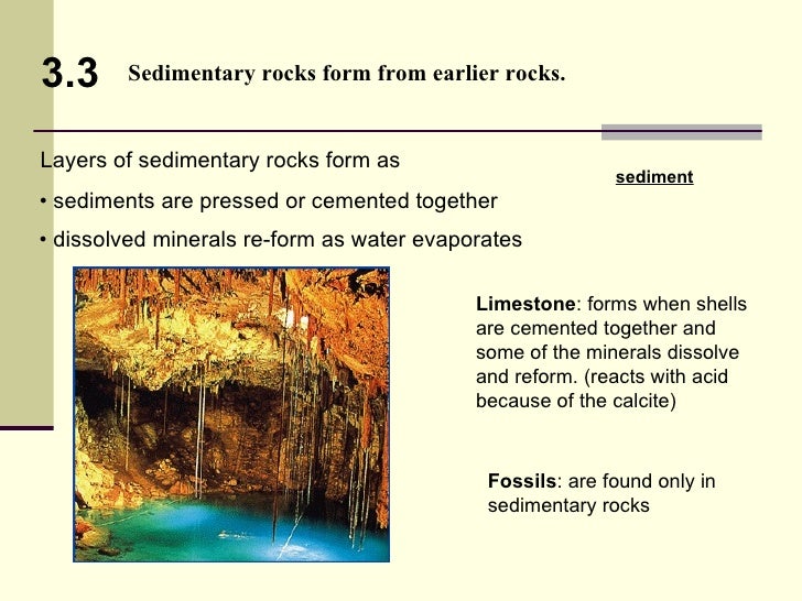 how do minerals and rocks form how do sediments form