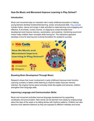 How do Music and Movement Improve Learning in Play School.docx