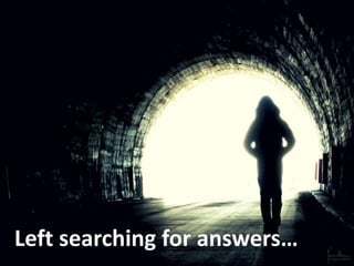 Left searching for answers…

 