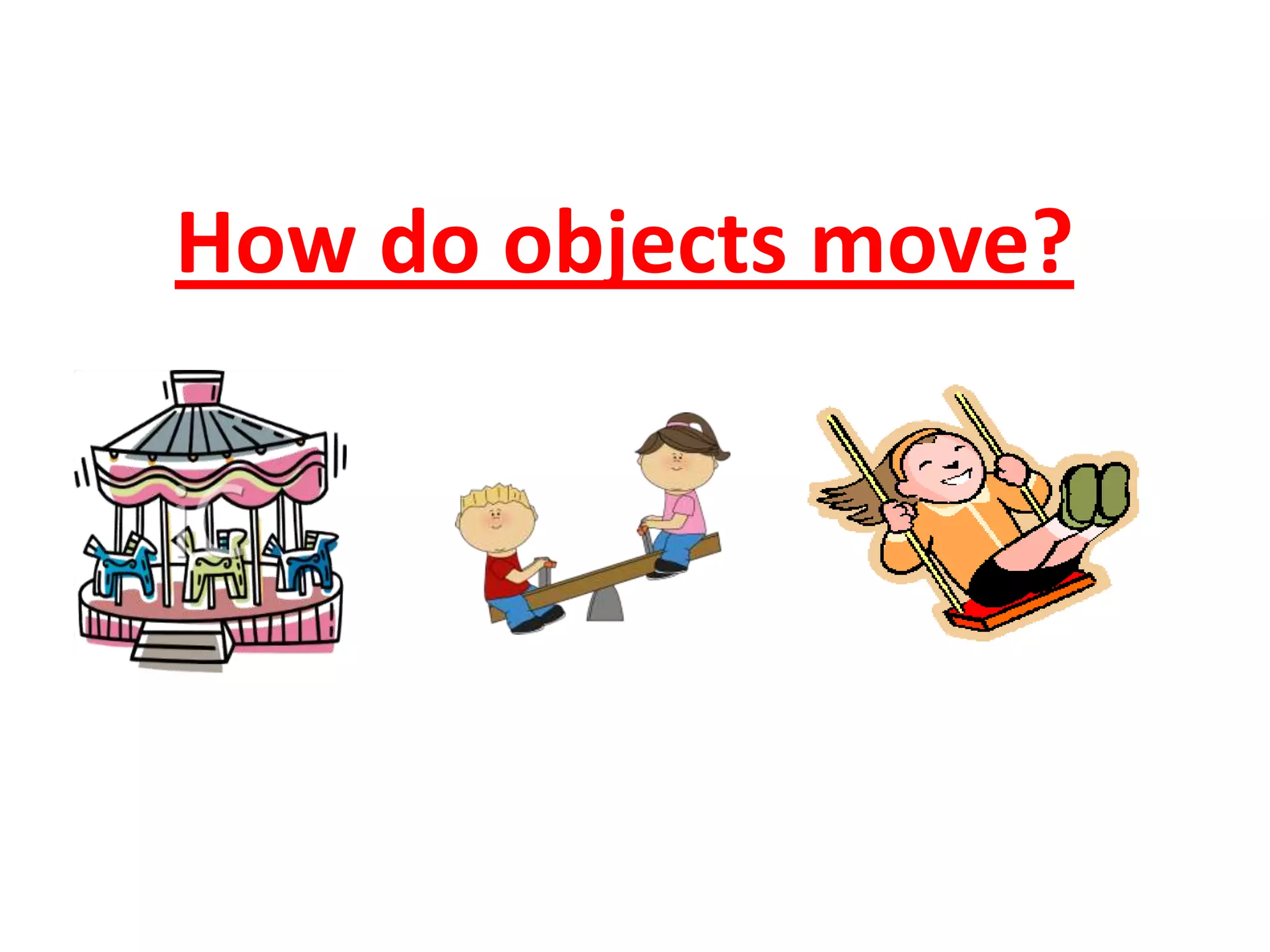 How do objects move PPT